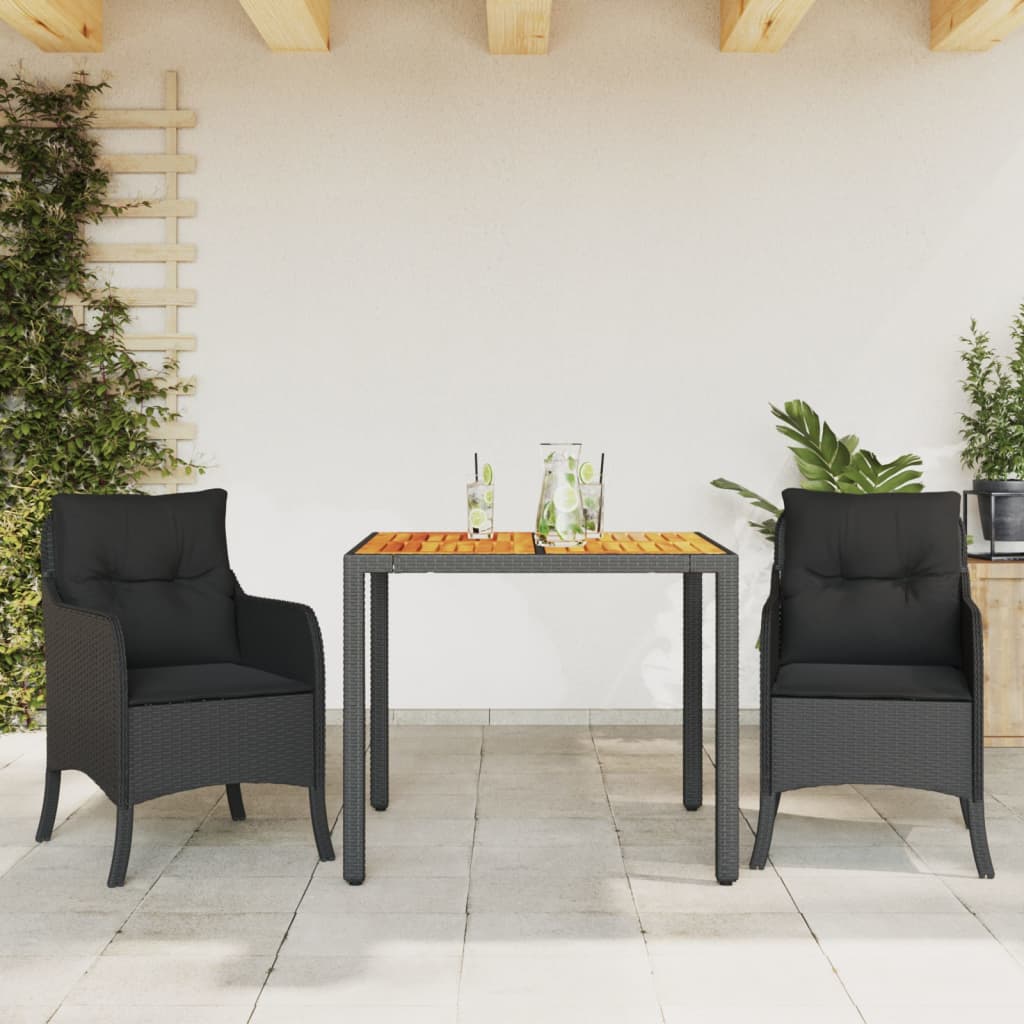 Matgrupp För Trädgården Med Dynor 5 Delar Konstrottning