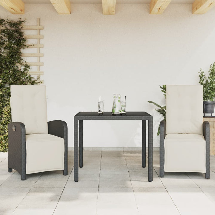Matgrupp För Trädgården Med Dynor 9 Delar Konstrottning
