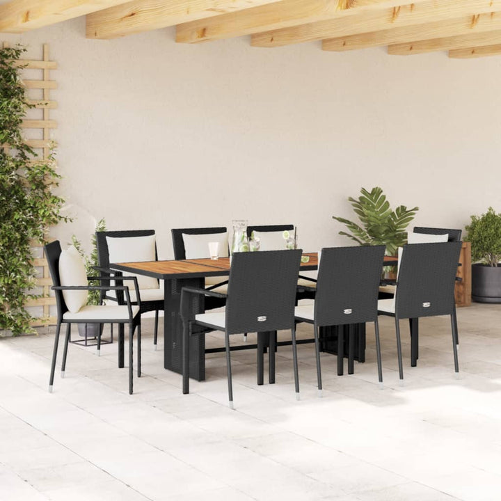 Matgrupp För Trädgården Med Dynor 7 Delar Konstrotting