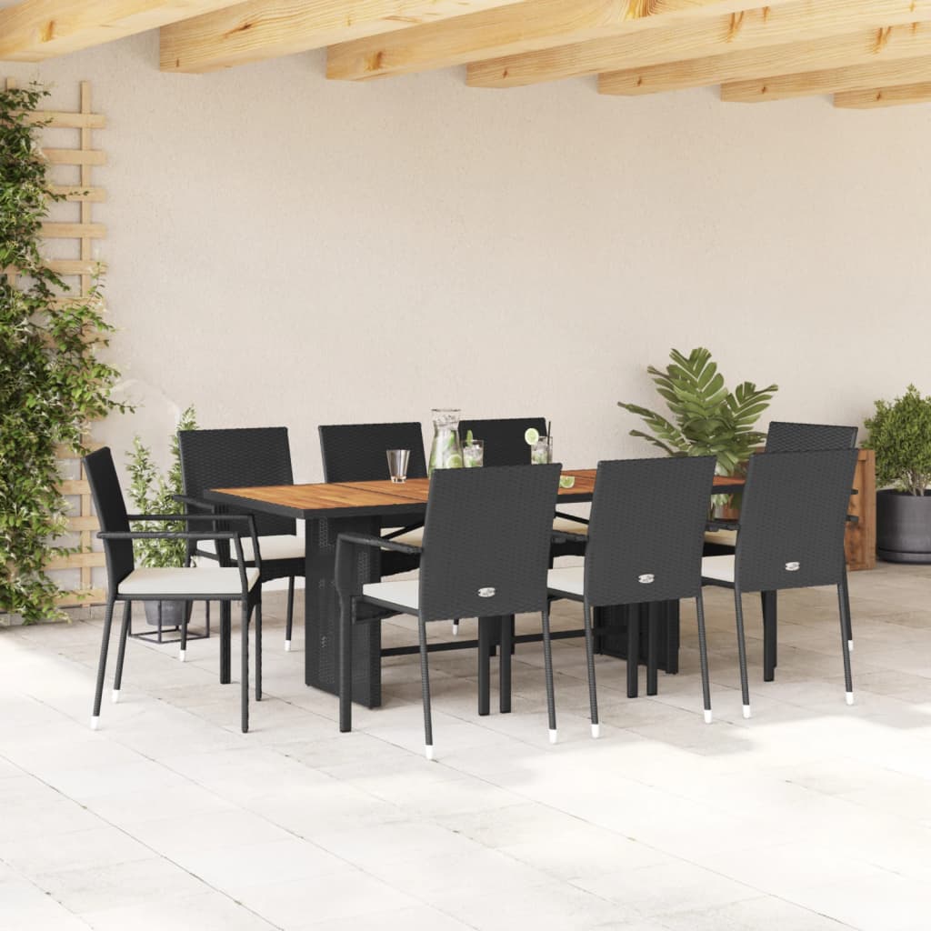 Matgrupp För Trädgården Med Dynor 7 Delar Konstrotting