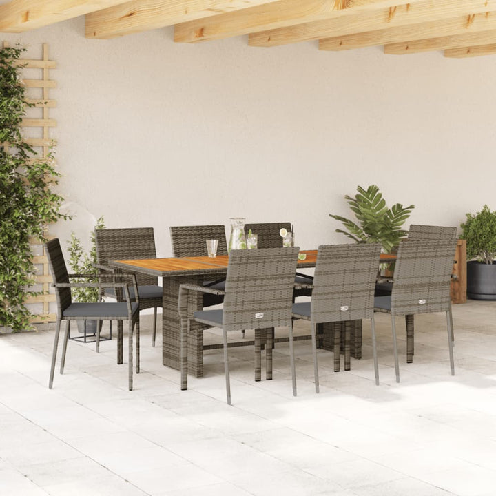 Matgrupp För Trädgården Med Dynor 7 Delar Konstrotting