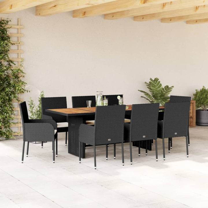 Matgrupp För Trädgården Med Dynor 7 Delar Konstrotting