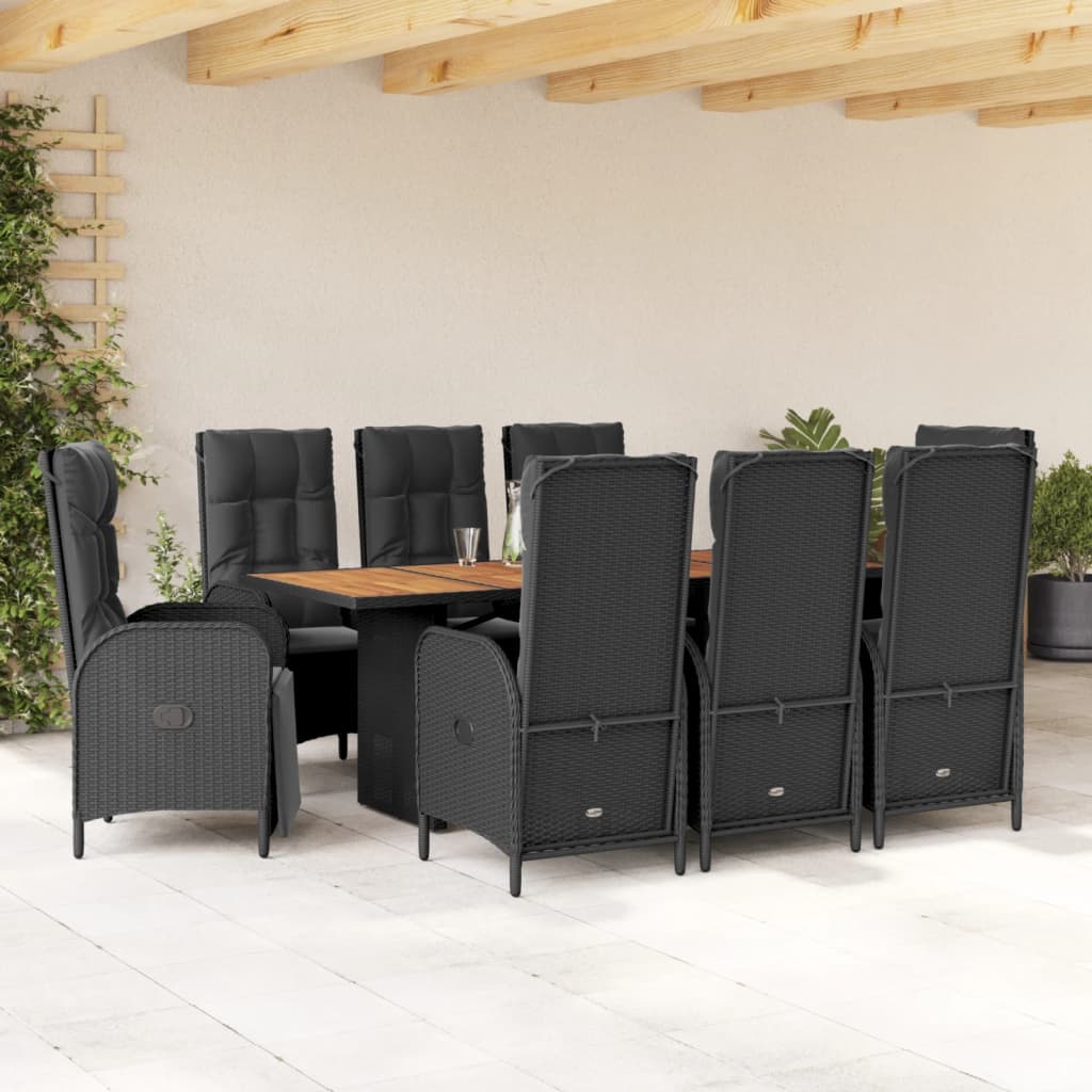 Matgrupp För Trädgården Med Dynor 7 Delar Konstrotting