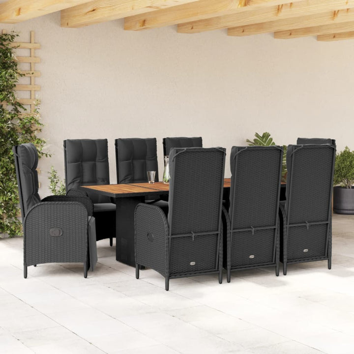 Matgrupp För Trädgården Med Dynor 7 Delar Konstrotting