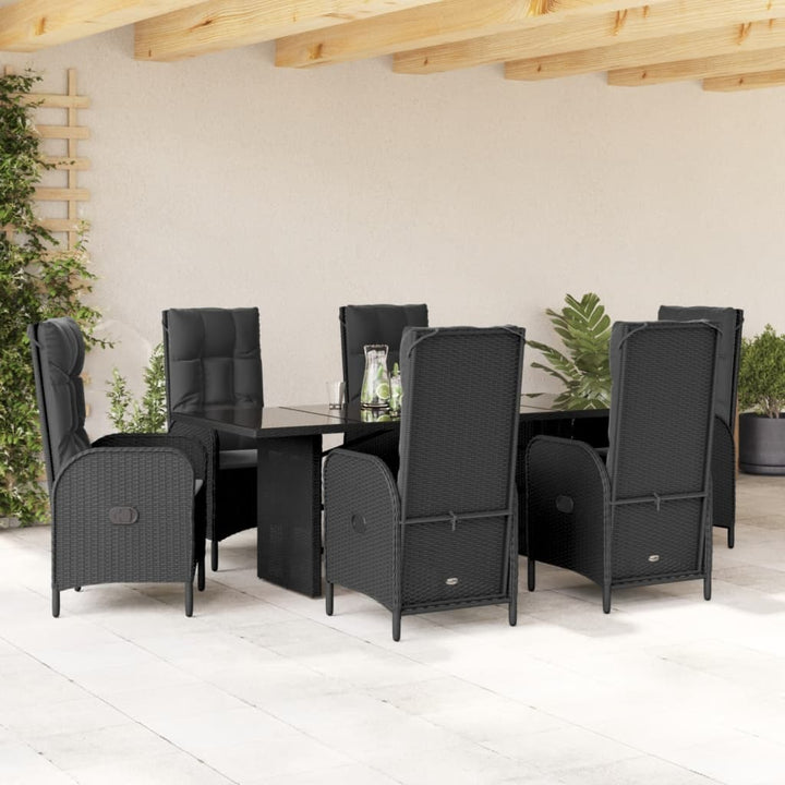 Matgrupp För Trädgården Med Dynor 9 Delar Konstrotting