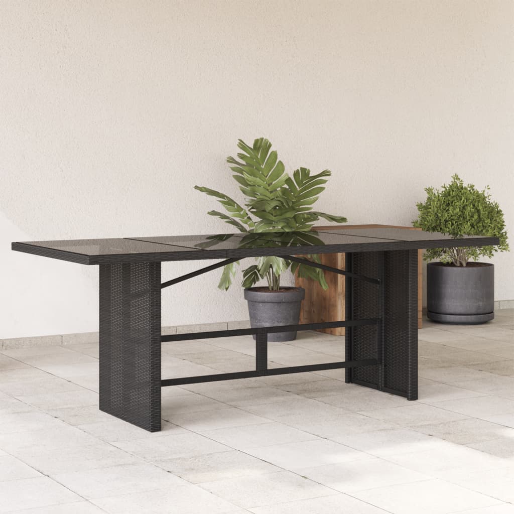 Trädgårdsbord Med Skiva 190X80X75 Cm Konstrotting