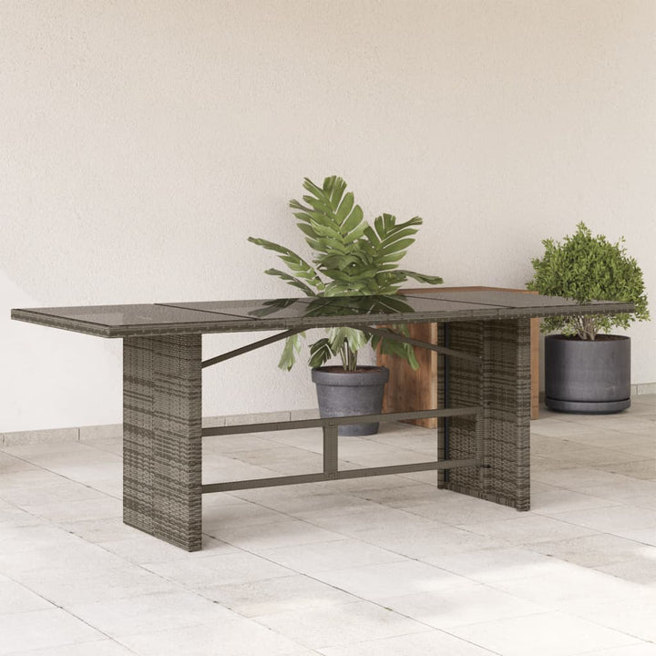 Trädgårdsbord Med Skiva 190X80X75 Cm Konstrotting
