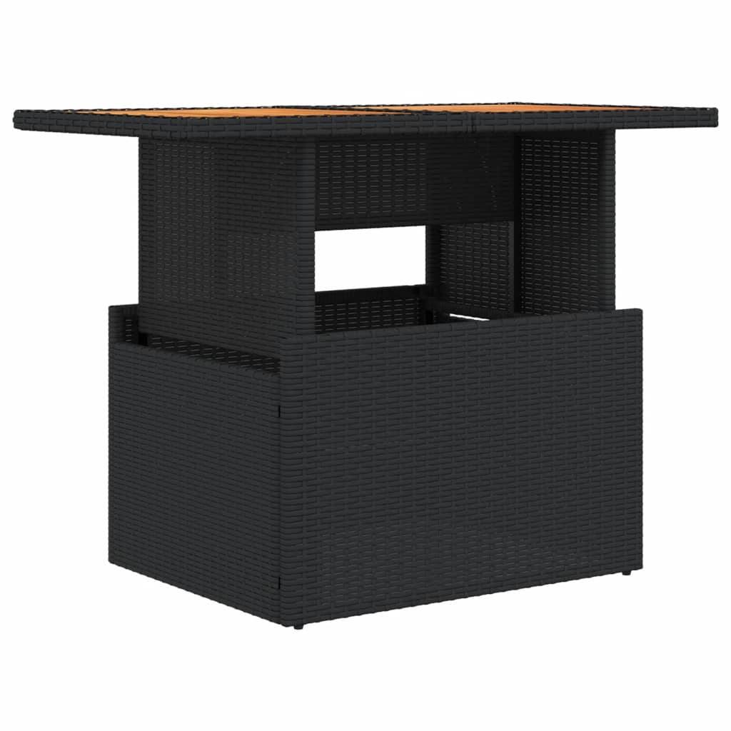 Dgårdsbord 100X55X73 Cm Konstrotting Och Akacia