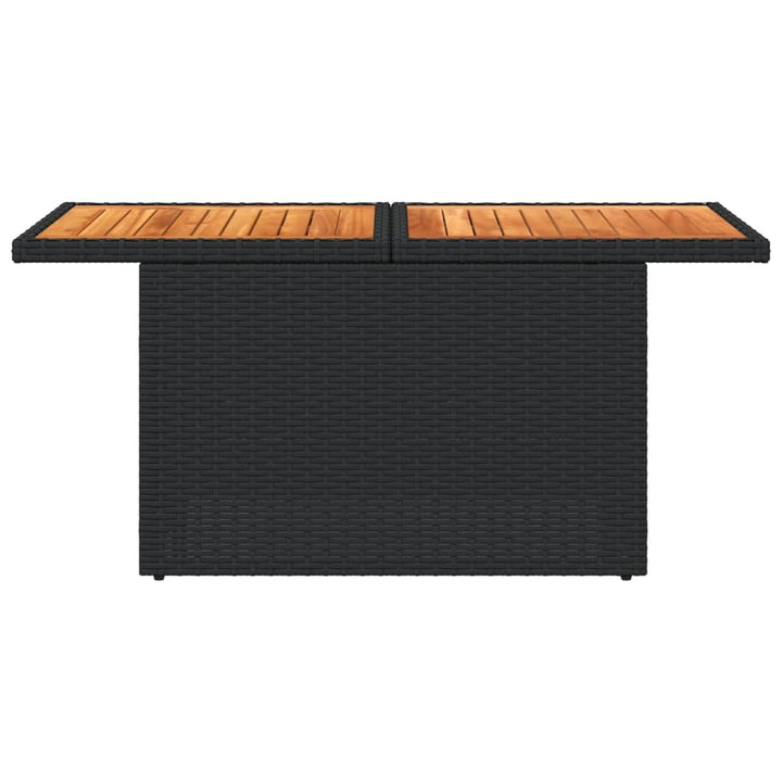 Dgårdsbord 100X55X73 Cm Konstrotting Och Akacia