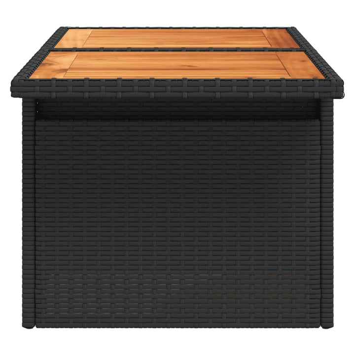 Dgårdsbord 100X55X73 Cm Konstrotting Och Akacia