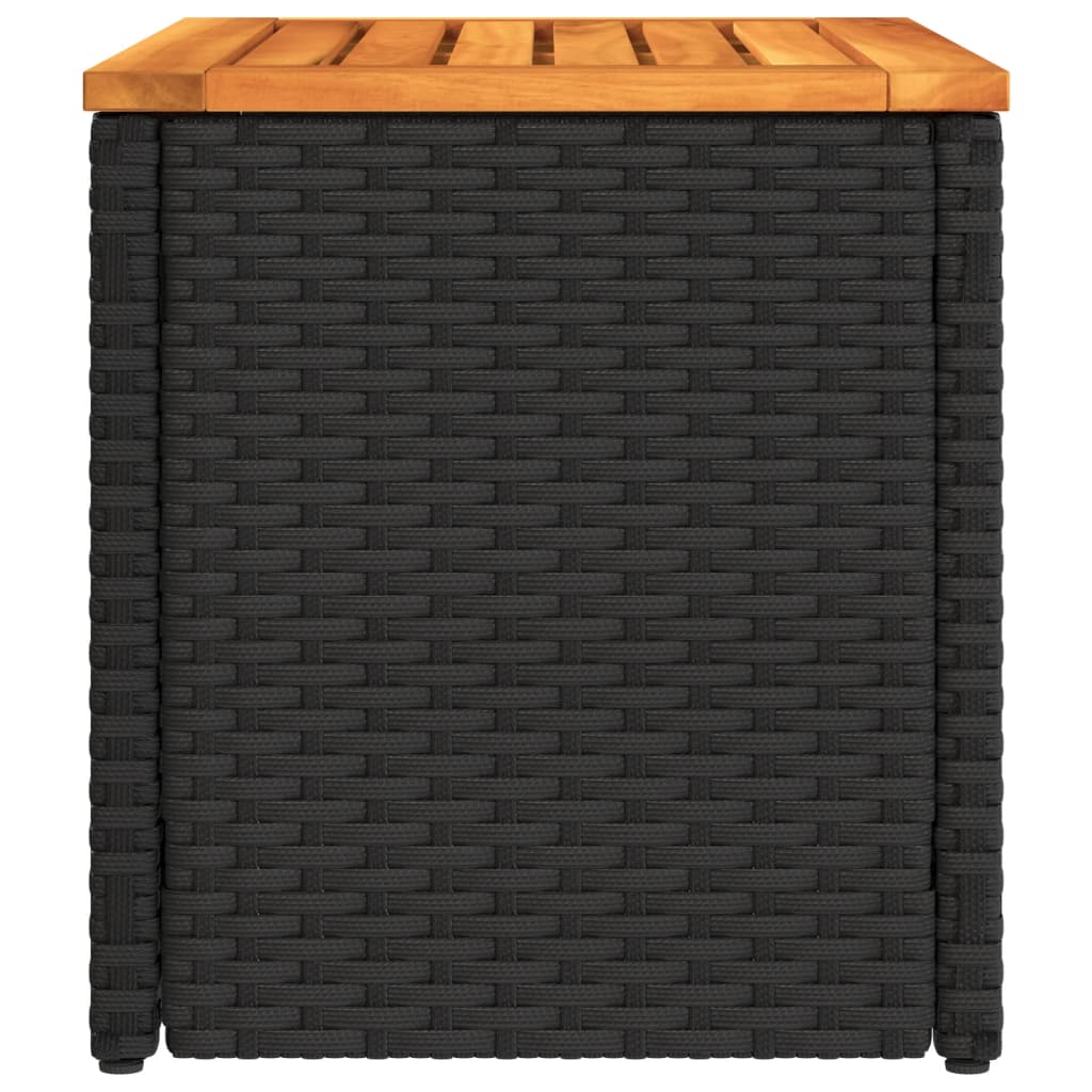 Trädgårdsbord 2 St 55X34X37Cm Konstrotting Massivt Trä
