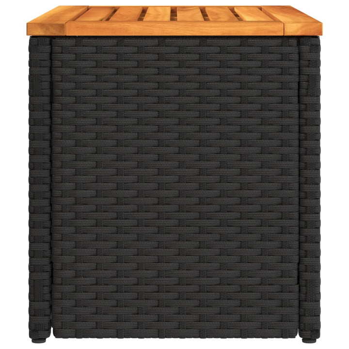 Trädgårdsbord 2 St 55X34X37Cm Konstrotting Massivt Trä