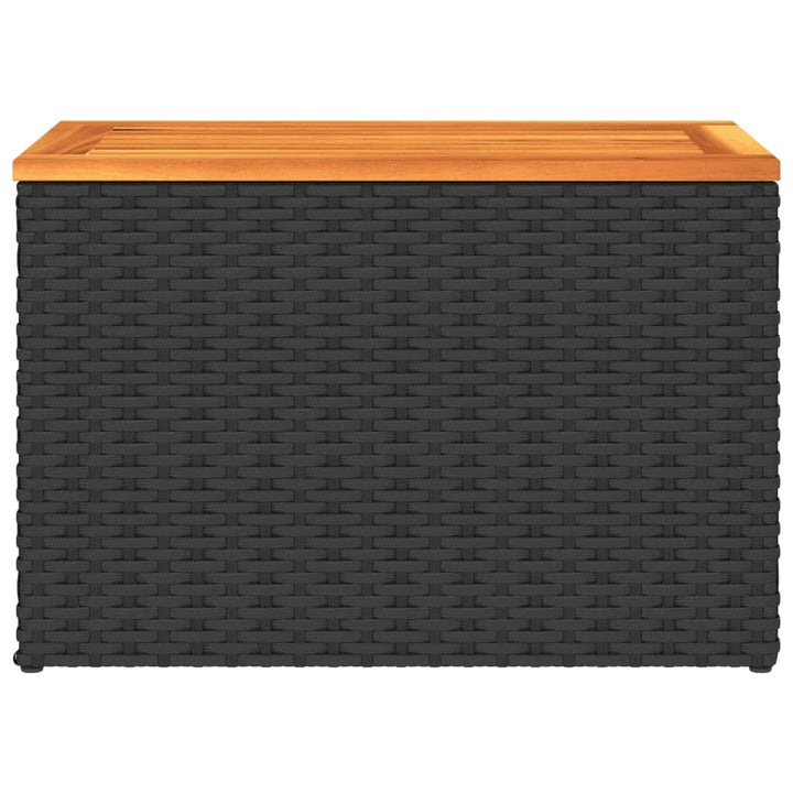 Trädgårdsbord 2 St 55X34X37Cm Konstrotting Massivt Trä