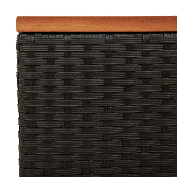 Trädgårdsbord 2 St 55X34X37Cm Konstrotting Massivt Trä