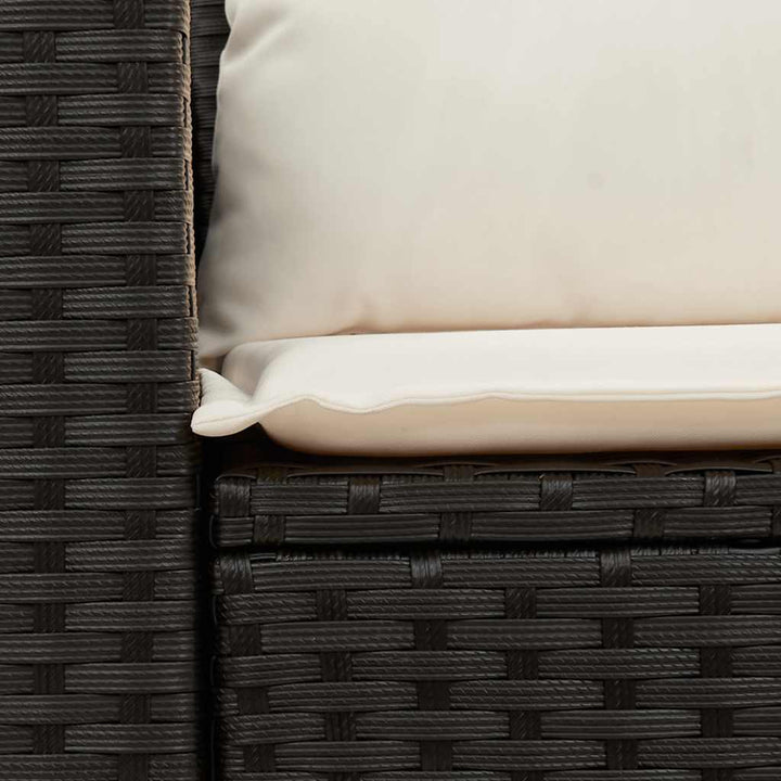 Trädgårdssoffa 2-Sits Med Dynor Konstrotting