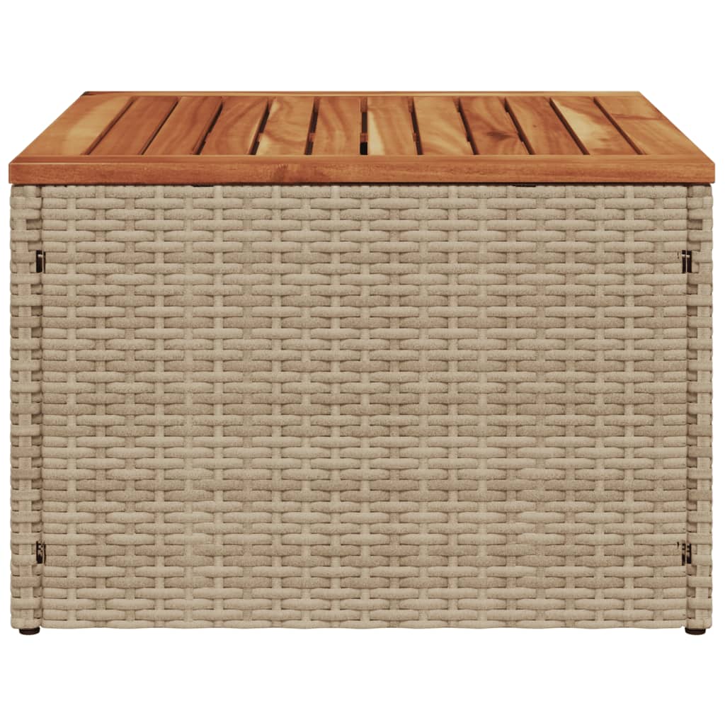 Dgårdsbord 55X55X37 Cm Konstrotting Och Akacia