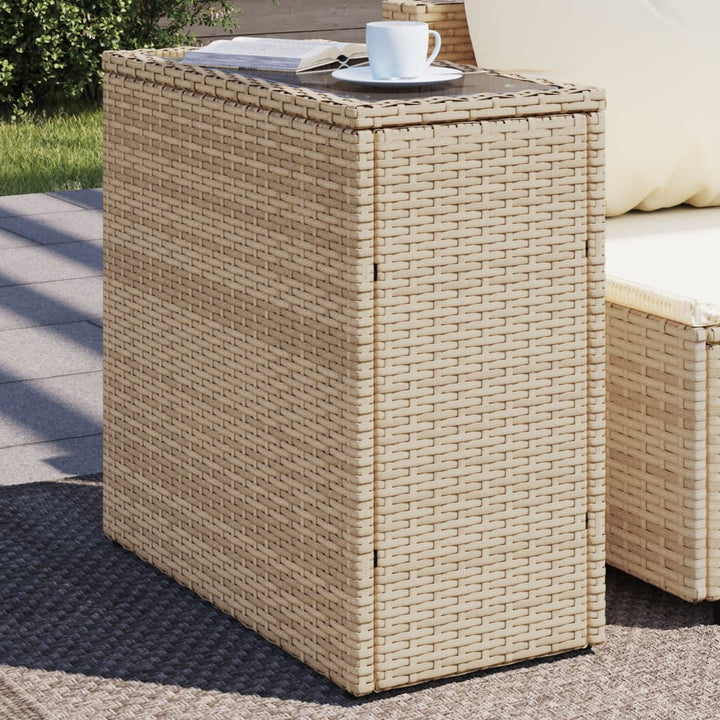 Trädgårdsbord Med Träskiva 58X27,5X55 Cm Konstrotting