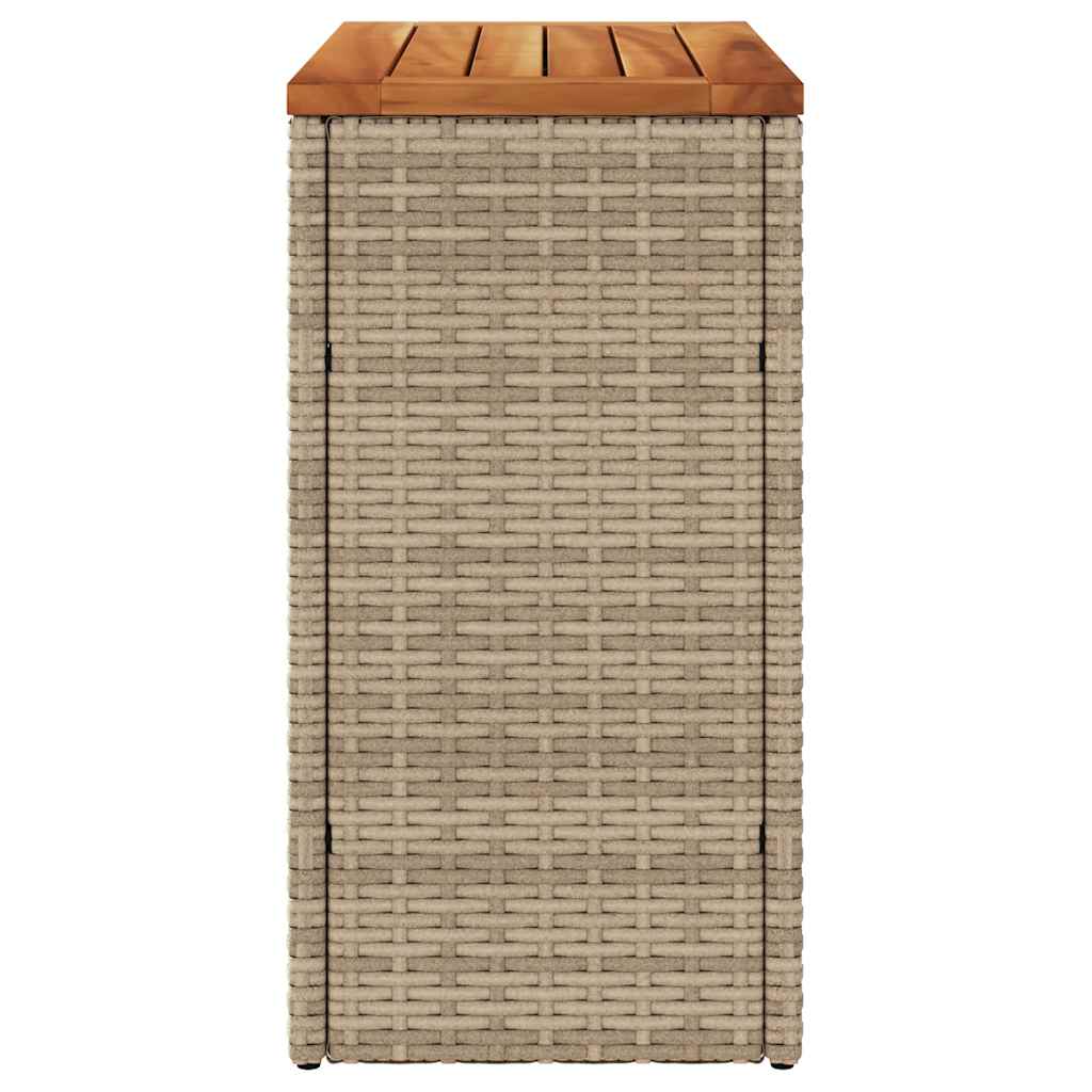 Trädgårdsbord Med Träskiva 58X27,5X55 Cm Konstrotting