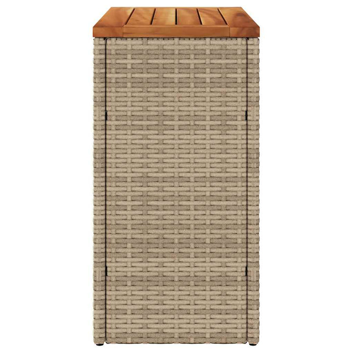 Trädgårdsbord Med Träskiva 58X27,5X55 Cm Konstrotting