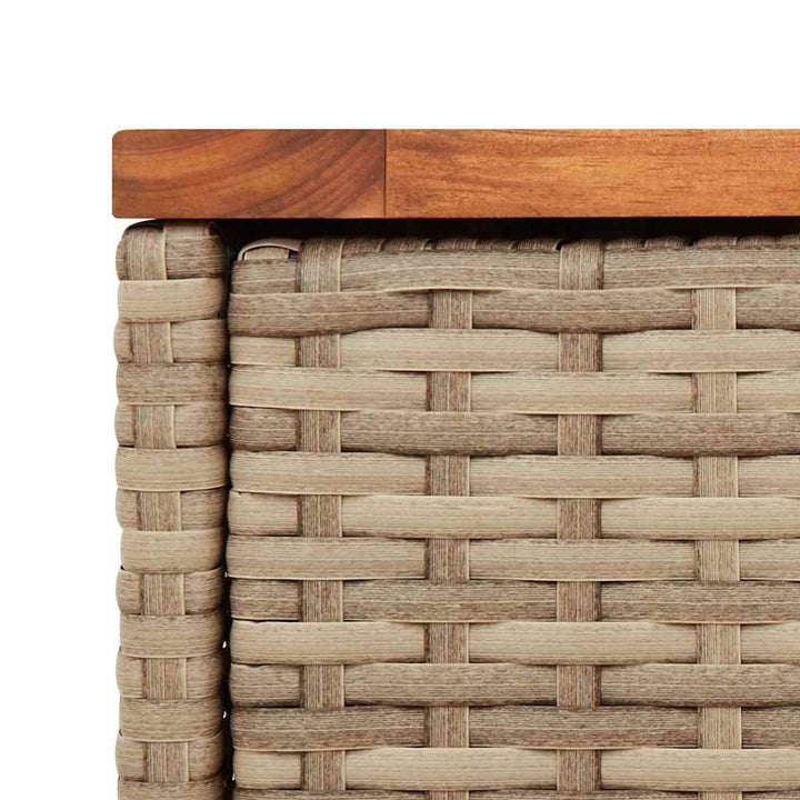 Trädgårdsbord Med Träskiva 58X27,5X55 Cm Konstrotting