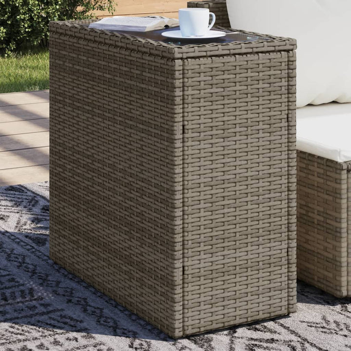 Trädgårdsbord Med Träskiva 58X27,5X55 Cm Konstrotting