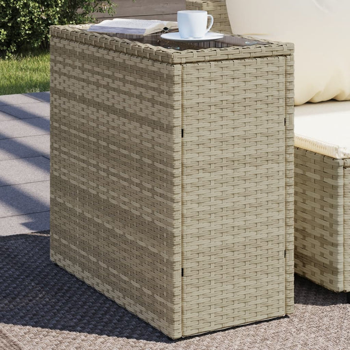 Trädgårdsbord Med Träskiva 58X27,5X55 Cm Konstrotting