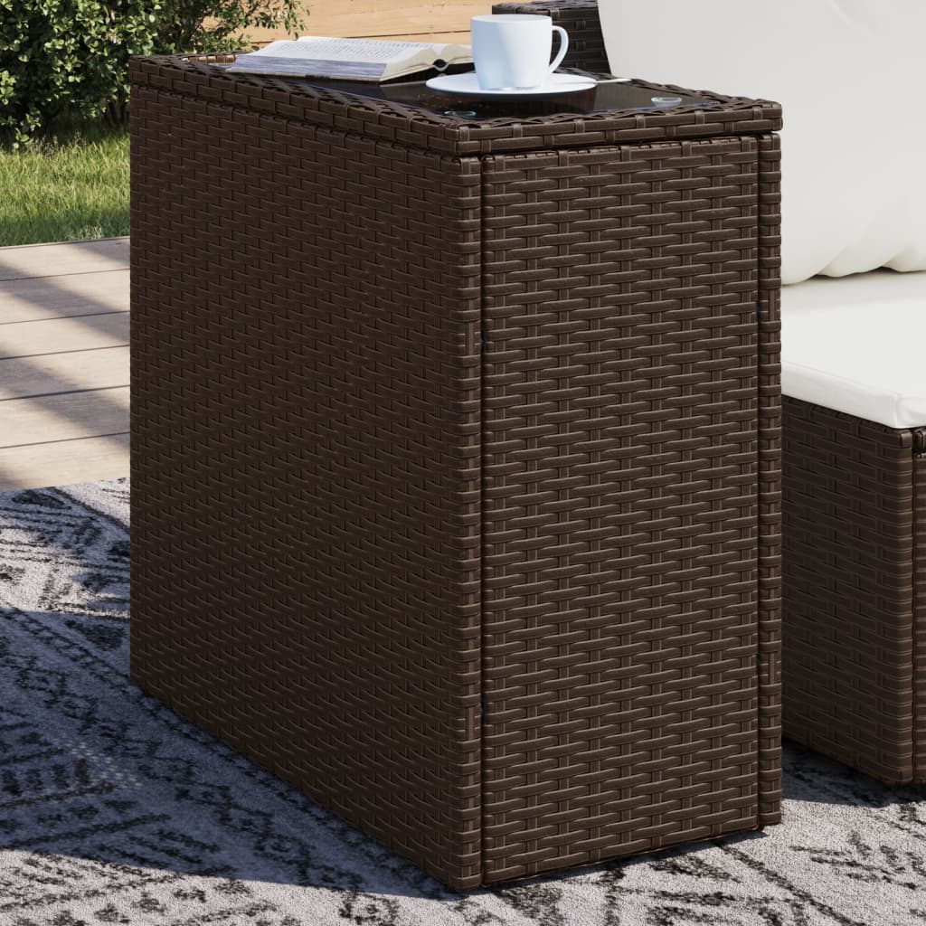 Trädgårdsbord Med Träskiva 58X27,5X55 Cm Konstrotting
