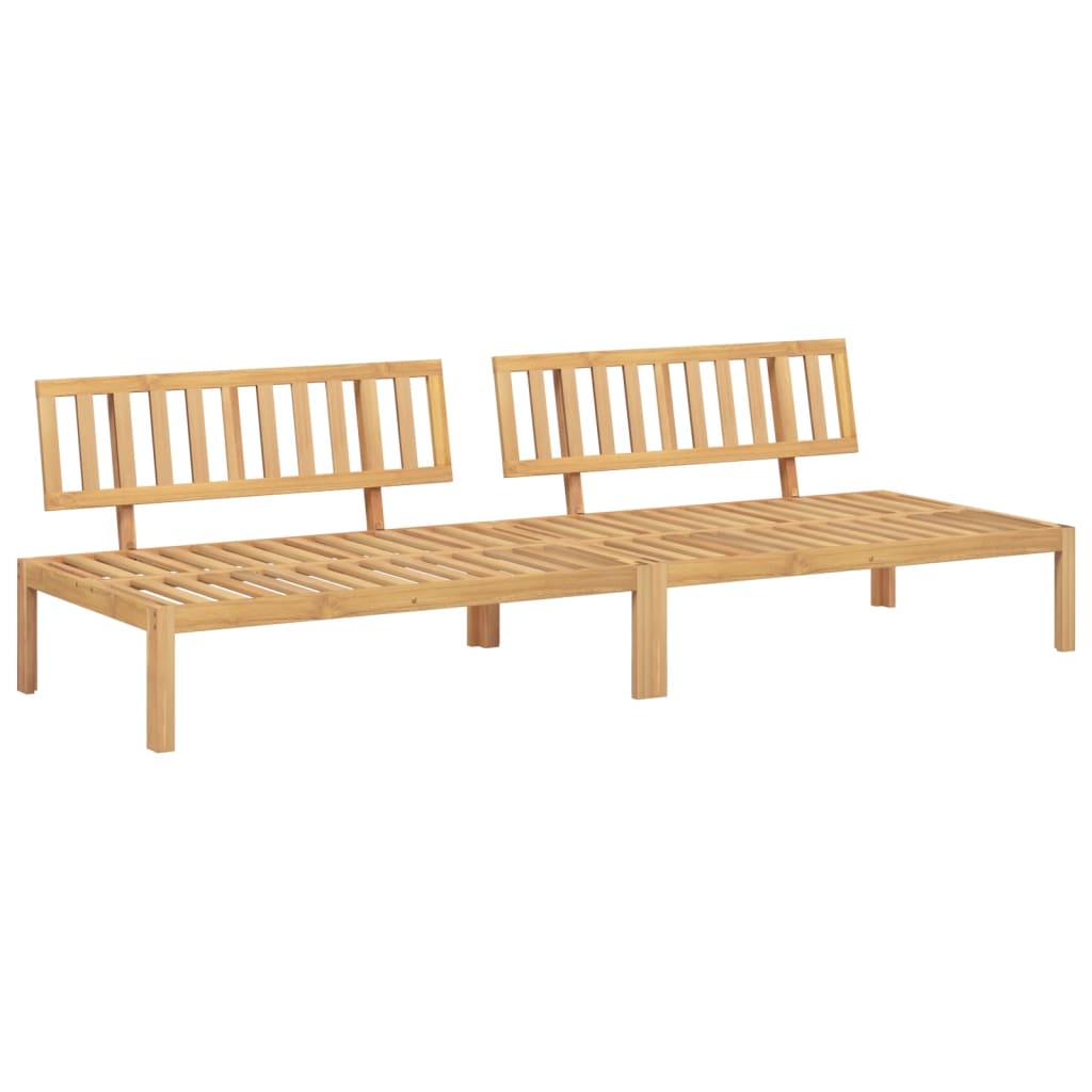 Pallsoffor Mittensektion 2 St Massivt Akaciaträ