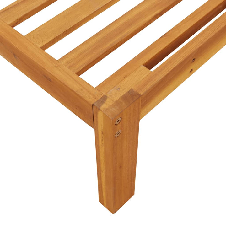 Pallsoffor Mittensektion 2 St Massivt Akaciaträ