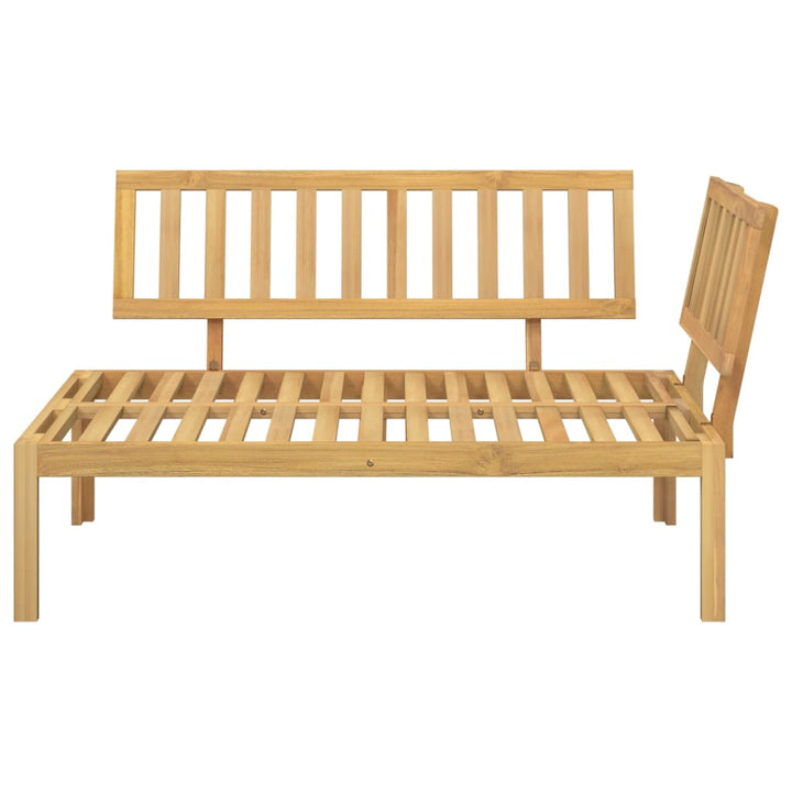 Pallsoffa Hörnsektion Massivt Akaciaträ