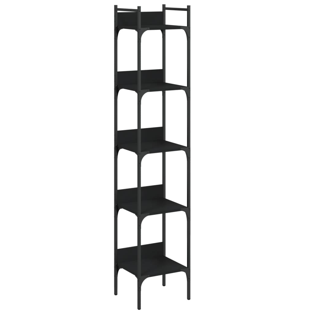 Bokhylla 5 Hyllplan 35X30X Konstruerat Trä