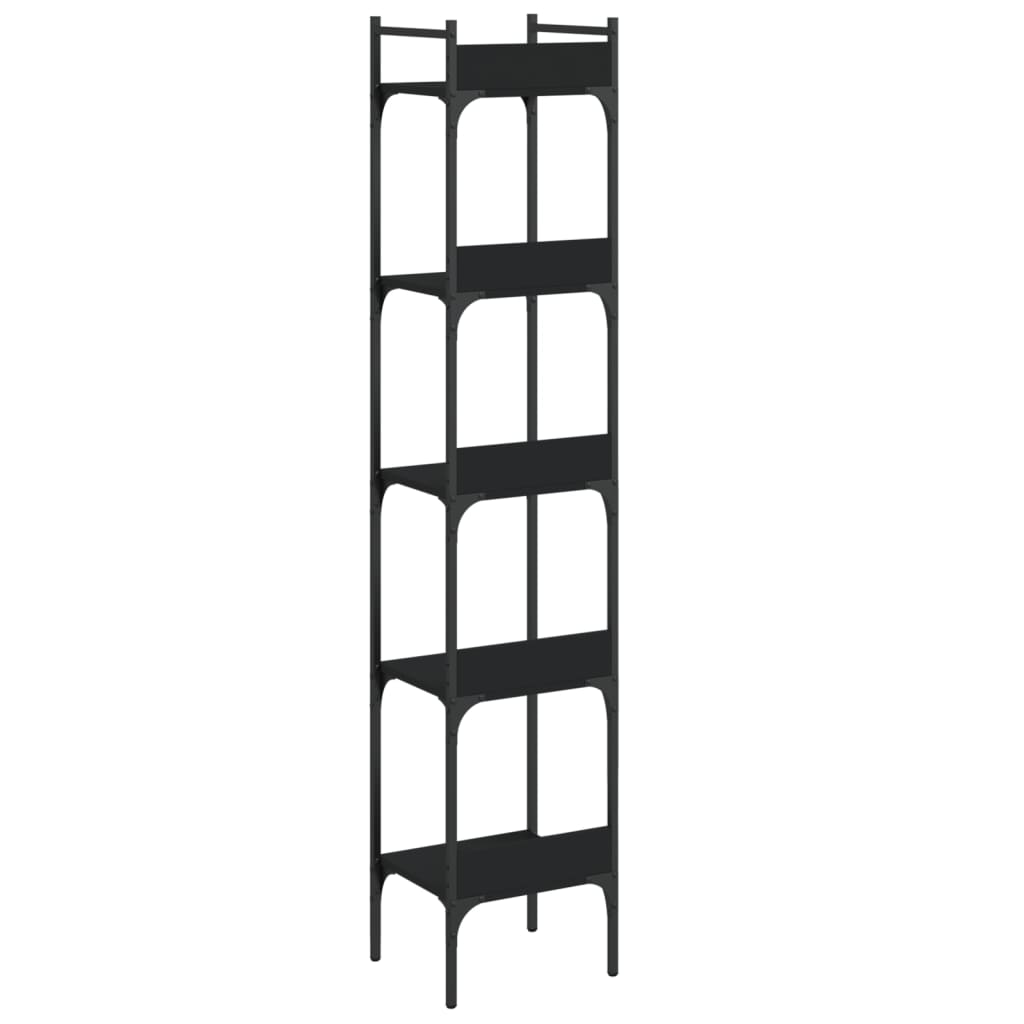 Bokhylla 5 Hyllplan 35X30X Konstruerat Trä