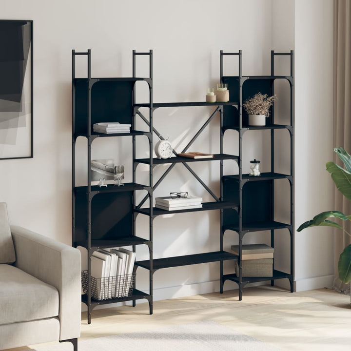 Bokhylla 155,5X24X166,5 Cm Konstruerat Trä