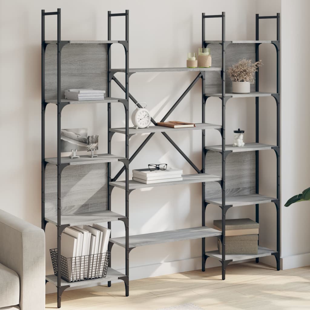 Bokhylla 155,5X24X166,5 Cm Konstruerat Trä