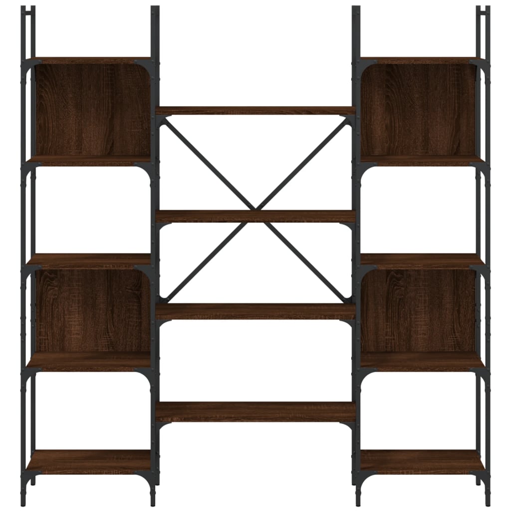 Bokhylla 155,5X24X166,5 Cm Konstruerat Trä