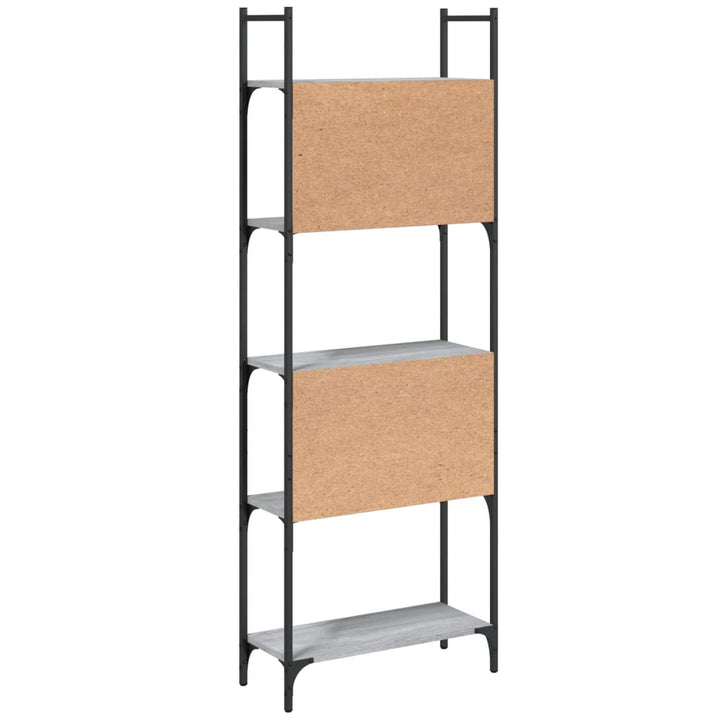 Bokhylla 5 Hyllplan 60,5X24X166,5 Cm Konstruerat Trä