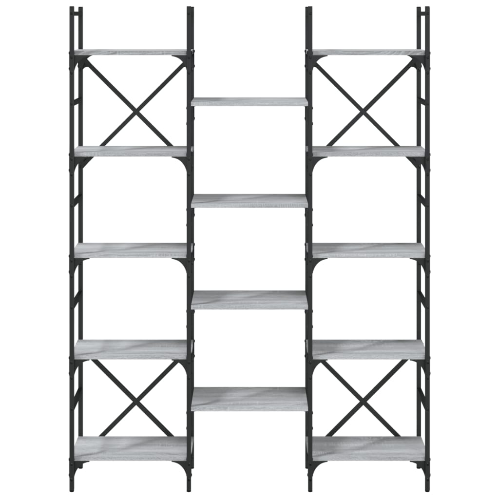 Bokhylla 127,5X28,5X172,5 Cm Konstruerat Trä