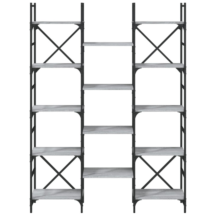 Bokhylla 127,5X28,5X172,5 Cm Konstruerat Trä