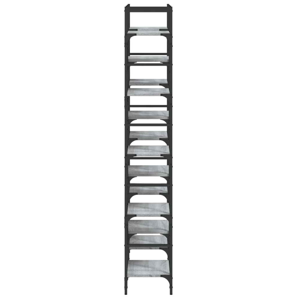 Bokhylla 127,5X28,5X172,5 Cm Konstruerat Trä