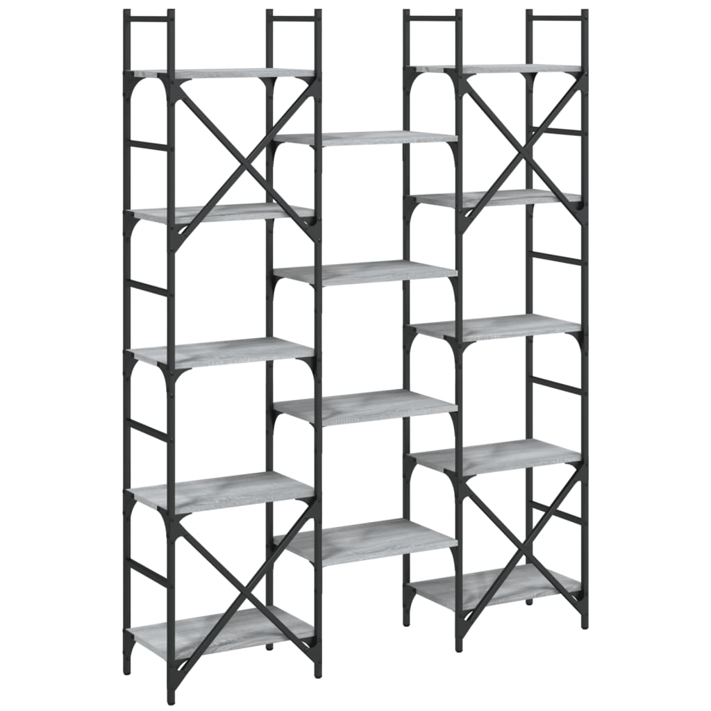 Bokhylla 127,5X28,5X172,5 Cm Konstruerat Trä