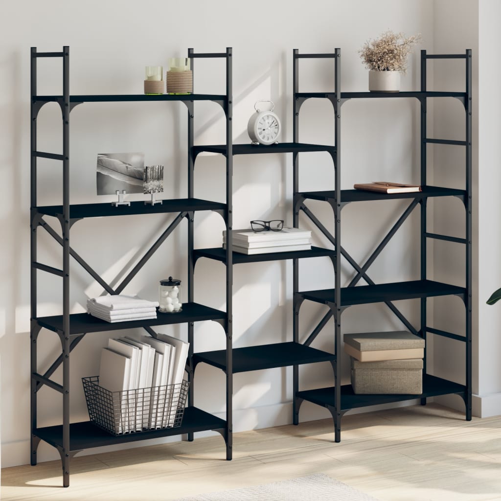 Bokhylla 127,5X28,5X172,5 Cm Konstruerat Trä