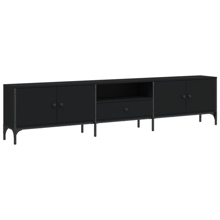 Tv-Bänk Med Låda 200X25X44 Cm Konstruerat Trä