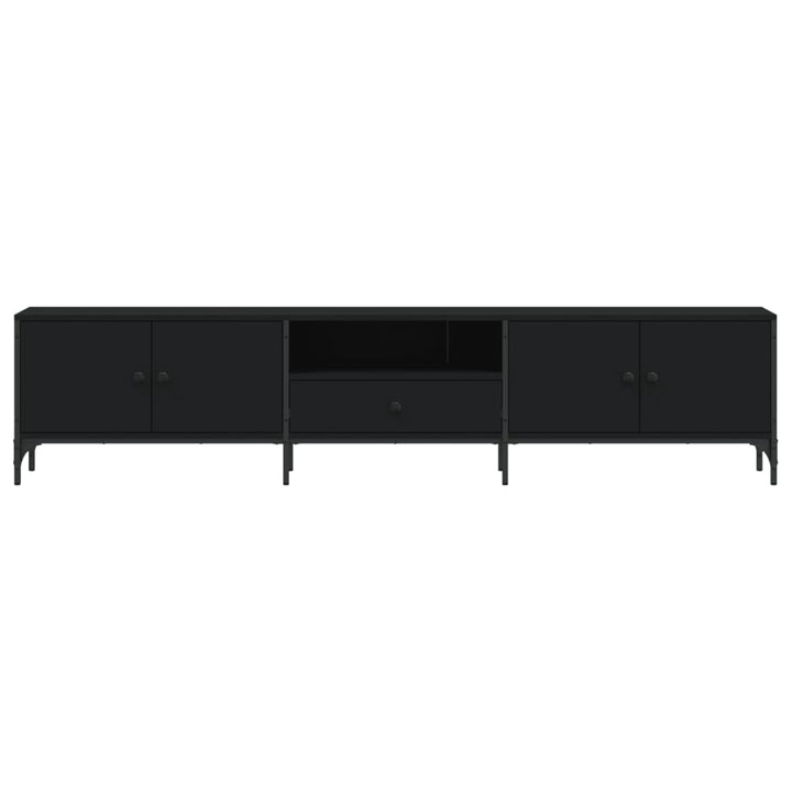 Tv-Bänk Med Låda 200X25X44 Cm Konstruerat Trä