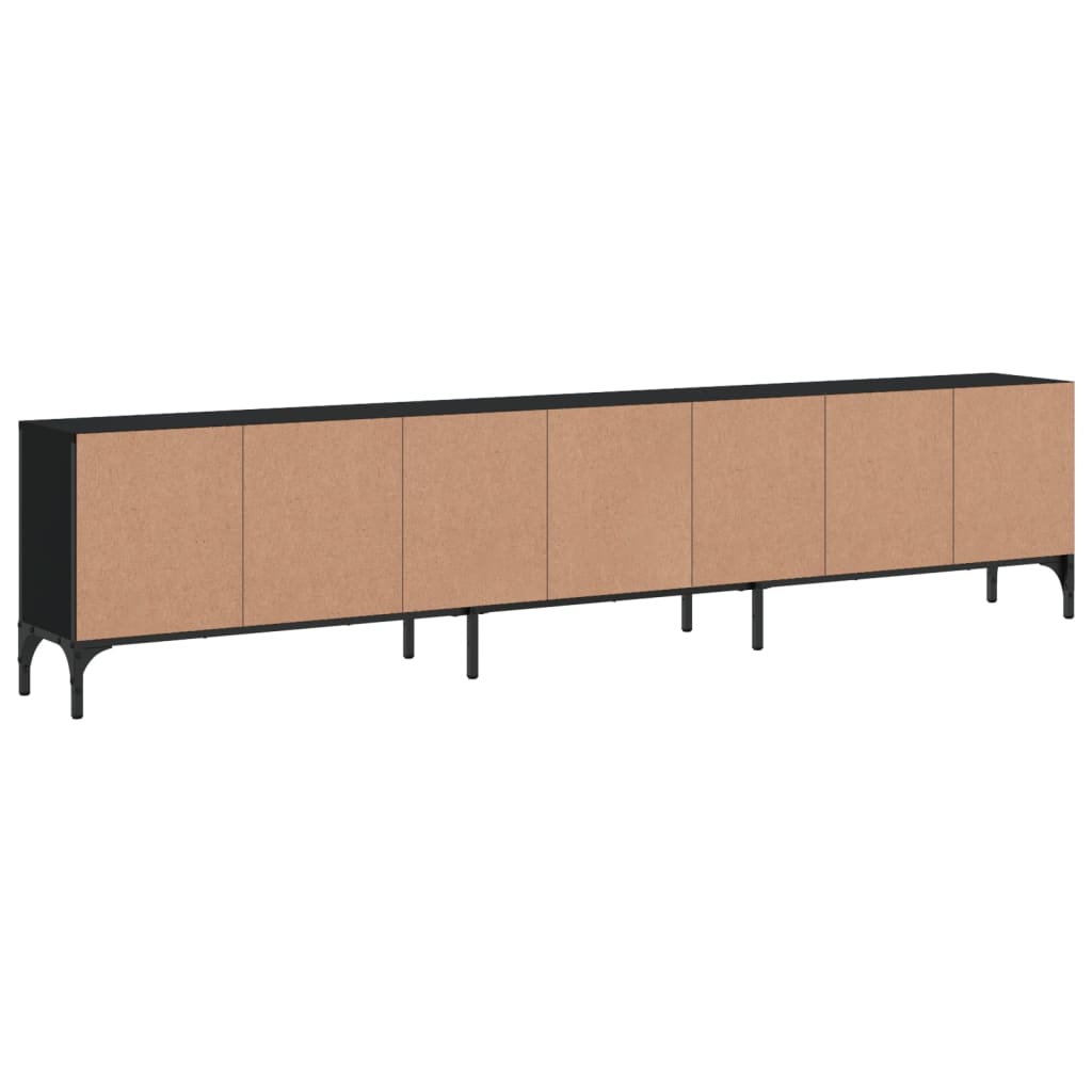 Tv-Bänk Med Låda 200X25X44 Cm Konstruerat Trä