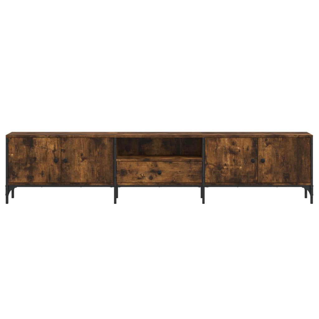 Tv-Bänk Med Låda 200X25X44 Cm Konstruerat Trä