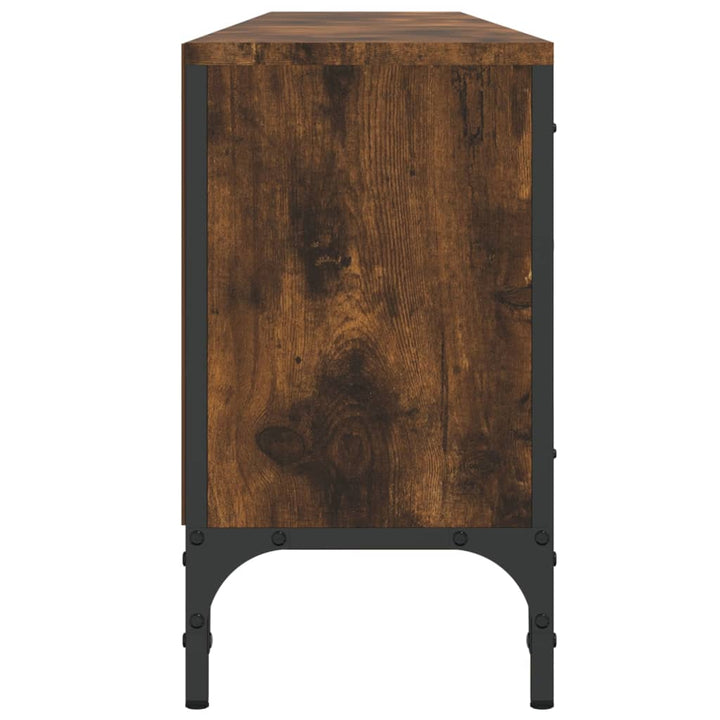 Tv-Bänk Med Låda 200X25X44 Cm Konstruerat Trä