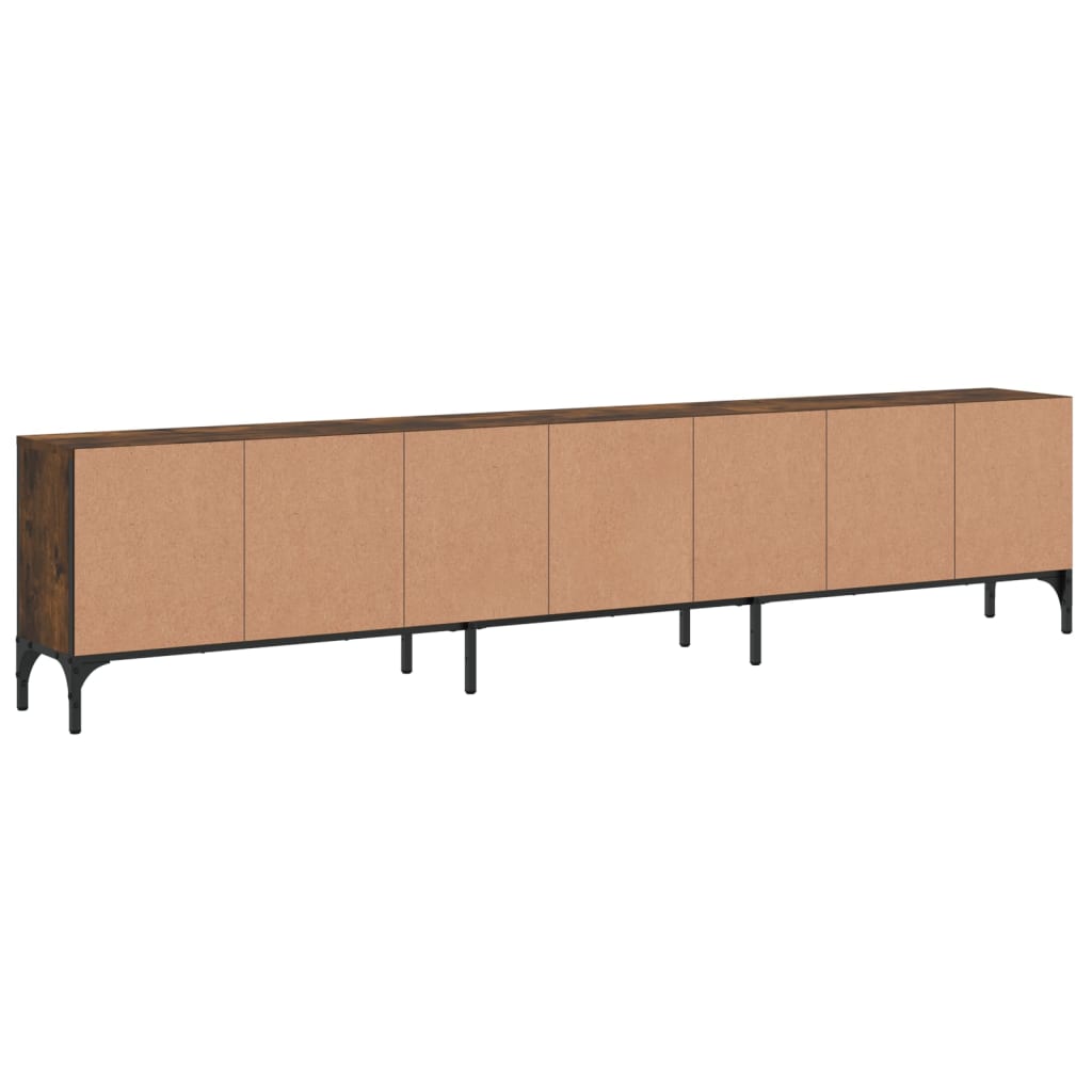 Tv-Bänk Med Låda 200X25X44 Cm Konstruerat Trä