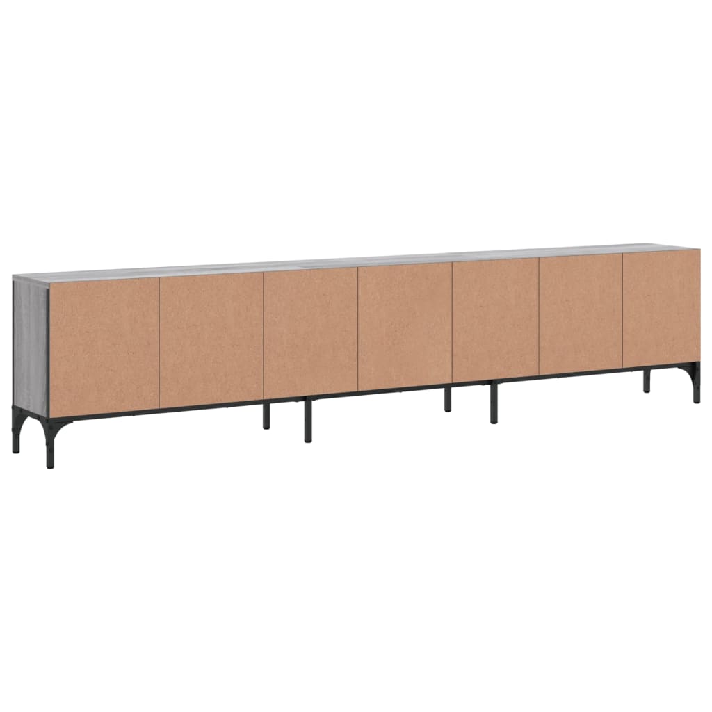Tv-Bänk Med Låda 200X25X44 Cm Konstruerat Trä
