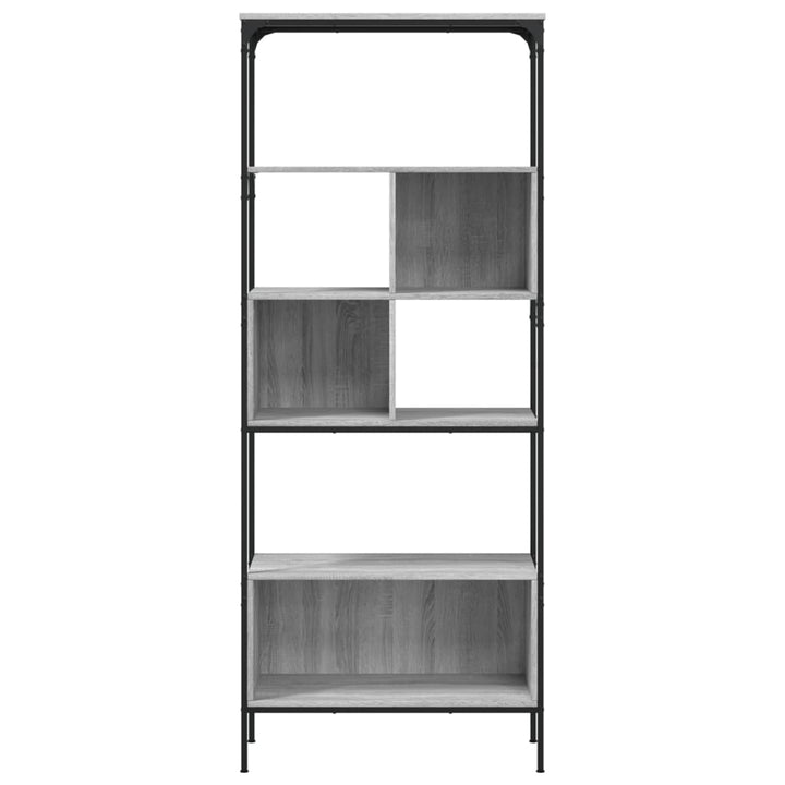 Bokhylla 5 Hyllplan 76X33X188,5 Cm Konstruerat Trä