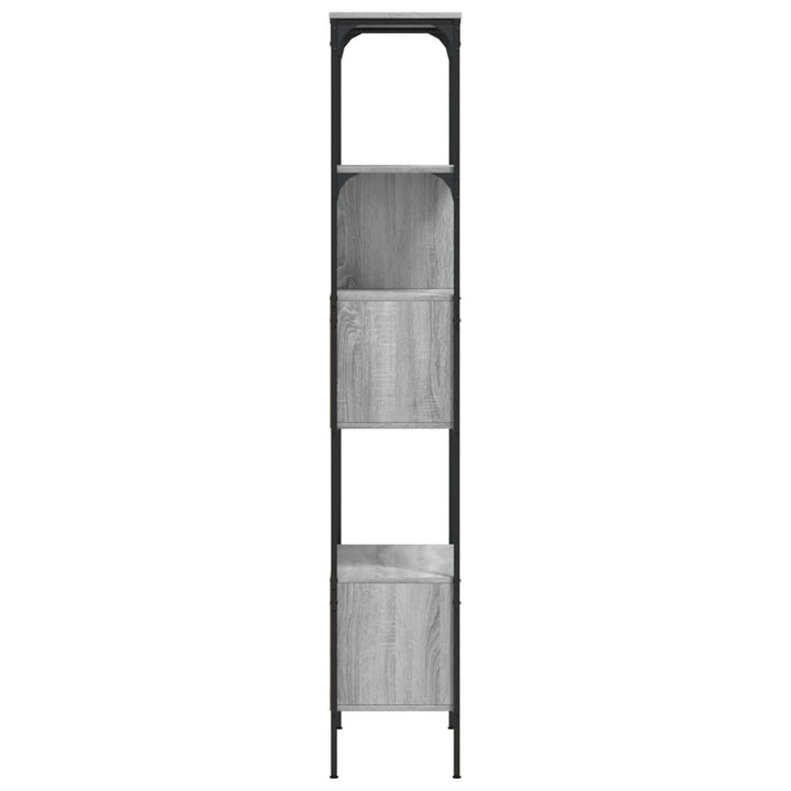 Bokhylla 5 Hyllplan 76X33X188,5 Cm Konstruerat Trä